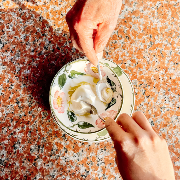 Ricotta Gelato with Extra Virgin Olive Oil